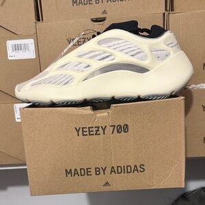 Yeezy 700 Sneakers in Cream and Black